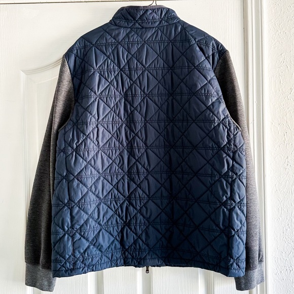 OXFORD Navy and Gray Quilted Jacket - Picture 3 of 9
